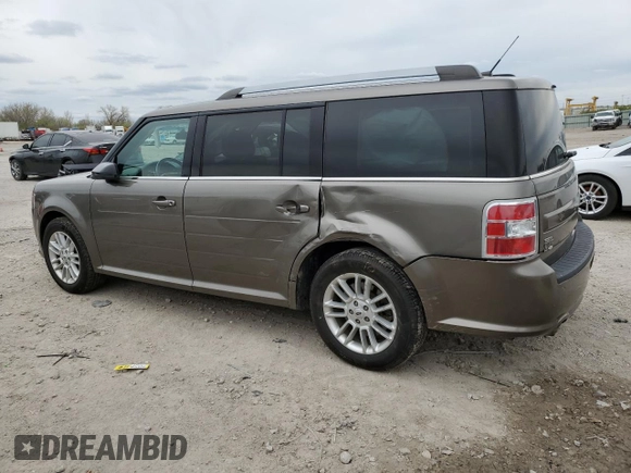 2014 Ford Flex SEL z VIN 2FMGK5C8XEBD16675, wystawiony jako Copart lot #51834785 z przebiegiem 144 825 mil mil oraz Szkody całkowita. Historia ofert i sprzedaży dostępna na DreamBid. Obrazek 2.