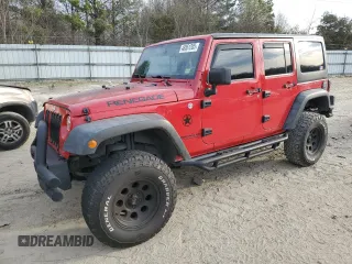 2014 Jeep Wrangler Unlimited Sport with VIN 1C4HJWDG6EL280653, listed as a Copart auction lot 48851205 with 125,211 mi miles and Salvage Title. Bid and sale history available at DreamBid. Image 1.