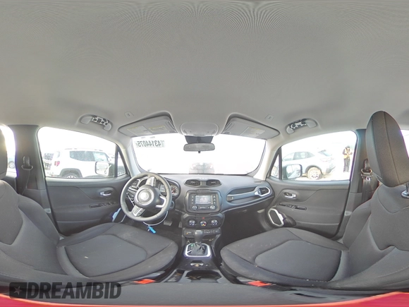 2020 Jeep Renegade Sport with VIN ZACNJBAB1LPL76670, listed as a Copart auction lot 43144075 with 91,739 mi miles and Salvage title. Bid and sale history available at DreamBid. Image 12.