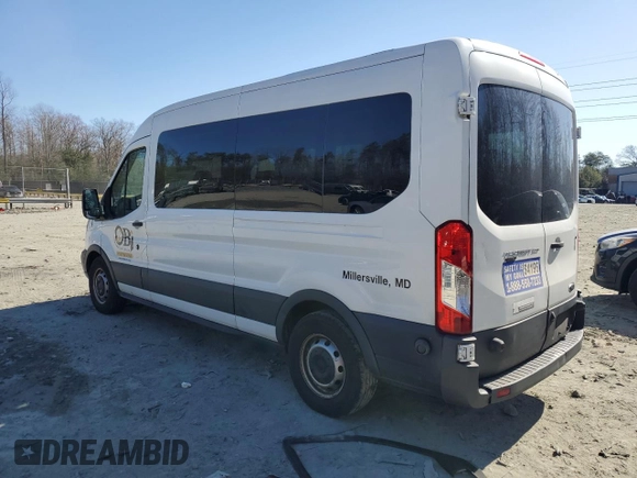 2015 Ford Transit Passenger XL with VIN 1FBAX2CM9FKA08299, listed as a Copart auction lot 48415005 with 162,944 mi miles and Clean Title. Bid and sale history available at carsss.com. Image 2.