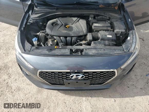 2018 Hyundai Elantra GT with VIN KMHH35LE0JU014596, listed as a Copart auction lot 65122474 with 0 mi miles and Salvage Title. Bid and sale history available at carsss.com. Image 11.