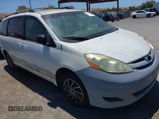 2006 Toyota Sienna CE z VIN 5TDZA23C36S480739, wystawiony jako IAAI lot #42534263 z przebiegiem 168 856 mil mil oraz . Historia ofert i sprzedaży dostępna na DreamBid. Obrazek 1.