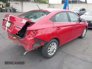 2022 Hyundai Accent SE with VIN 3KPC24A68NE175452, listed as a IAAI auction lot 42131182 with 44,541 mi miles and . Bid and sale history available at carsss.com. Image 4.