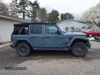 2024 Jeep Wrangler Sport S with VIN 1C4PJXDN3RW124591, listed as a IAAI auction lot 41984208 with 30,271 mi miles and . Bid and sale history available at DreamBid. Image 13.