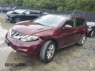 2012 Nissan Murano S with VIN JN8AZ1MW4CW217992, listed as a Copart auction lot 74303934 with 143,918 mi miles and Salvage Title. Bid and sale history available at DreamBid. Image 1.