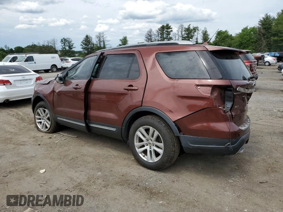 2018 Ford Explorer XLT with VIN 1FM5K8D81JGA11477, listed as a Copart auction lot 58386475 with 93,818 mi miles and Salvage title. Bid and sale history available at DreamBid. Image 2.