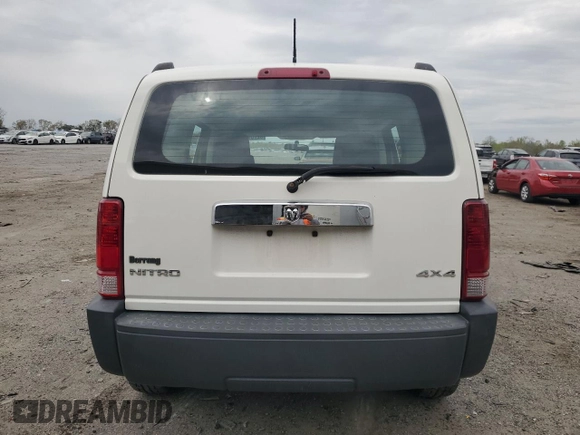 2008 Dodge Nitro SXT with VIN 1D8GU28K08W285099, listed as a Copart auction lot 52709275 with 123,048 mi miles and Salvage Title. Bid and sale history available at DreamBid. Image 6.