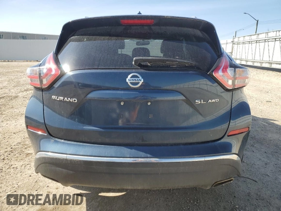 2016 Nissan Murano S with VIN 5N1AZ2MH8GN122930, listed as a Copart auction lot 54354065 with 138,782 mi miles and Salvage title. Bid and sale history available at DreamBid. Image 6.