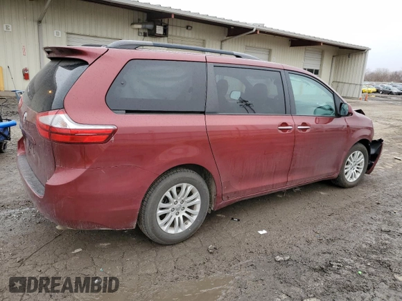 2016 Toyota Sienna XLE with VIN 5TDYK3DC8GS704389, listed as a Copart auction lot 48243405 with 92,755 mi miles and Clean Title. Bid and sale history available at carsss.com. Image 3.