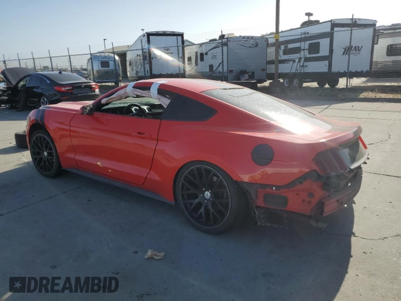 2015 Ford Mustang V6 with VIN 1FA6P8AM3F5345921, listed as a Copart auction lot 59231455 with 130,844 mi miles and Salvage title. Bid and sale history available at DreamBid. Image 2.