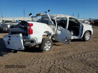 2024 Chevrolet Silverado 1500 LT with VIN 1GCPACED2RZ170782, listed as a Copart auction lot 87597725 with Not Provided miles and Salvage Title. Bid and sale history available at DreamBid. Image 3.