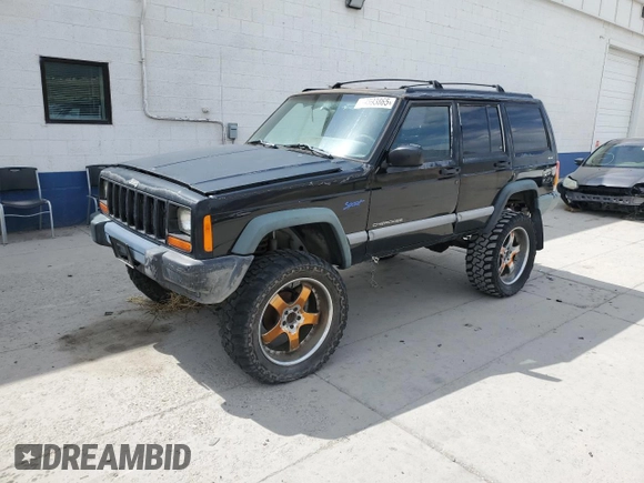 1998 Jeep Cherokee Sport with VIN 1J4FJ68S8WL219208, listed as a Copart auction lot 54593865 with 0 mi miles and Clean Title. Bid and sale history available at carsss.com. Image 1.