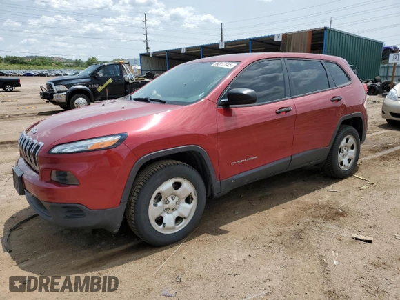 2017 Jeep Cherokee Sport with VIN 1C4PJMAB3HW621289, listed as a Copart auction lot 59317145 with 89,428 mi miles and Salvage title. Bid and sale history available at DreamBid. Image 1.
