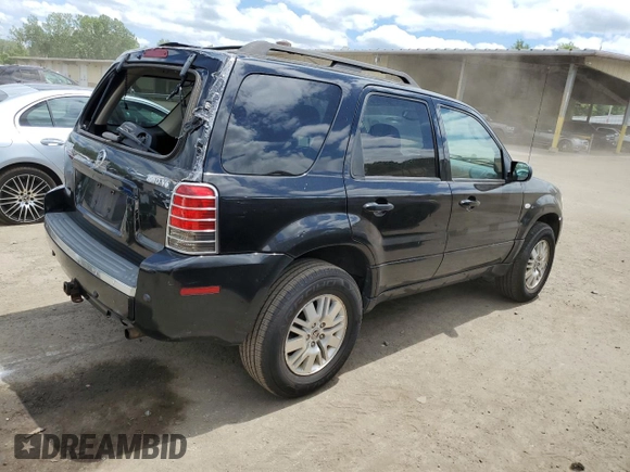 2005 Mercury Mariner Luxury z VIN 4M2CU57185DJ16120, wystawiony jako Copart lot #61803024 z przebiegiem 176 498 mil mil oraz Szkody całkowita. Historia ofert i sprzedaży dostępna na DreamBid. Obrazek 3.