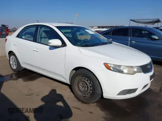 2010 Kia Forte EX with VIN KNAFU4A27A5310573, listed as a IAAI auction lot 41398134 with 167,264 mi miles. Bid and sale history available at carsss.com. Image 1.