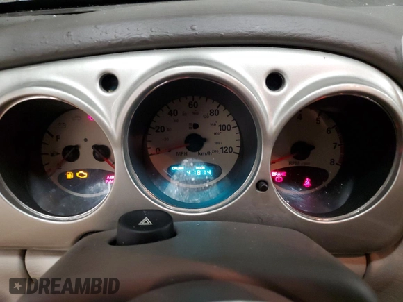 2002 Chrysler PT Cruiser Limited with VIN 3C8FY68B22T220823, listed as a Copart auction lot 78572594 with 41,814 mi miles and Salvage Title. Bid and sale history available at DreamBid. Image 9.
