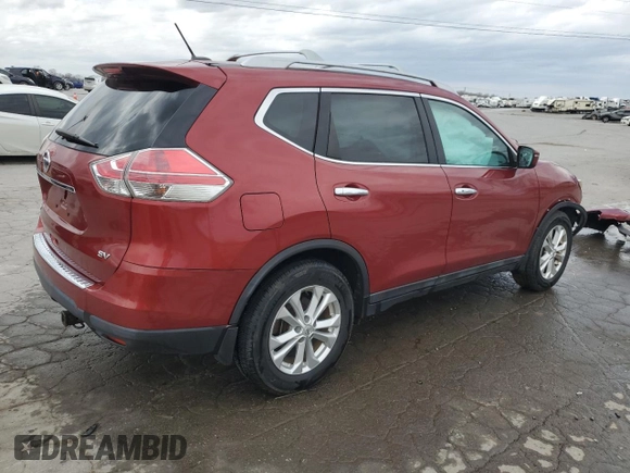 2016 Nissan Rogue SV with VIN 5N1AT2MTXGC918273, listed as a Copart auction lot 49716755 with 54,505 mi miles and Salvage Title. Bid and sale history available at carsss.com. Image 3.