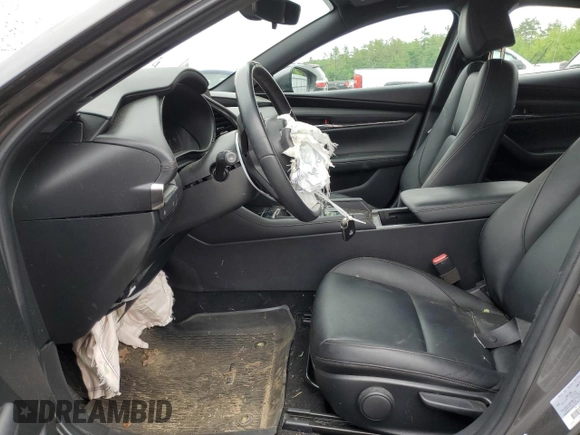 2019 Mazda 3 with VIN JM1BPBJMXK1142158, listed as a Copart auction lot 59874944 with 60,256 mi miles and Salvage title. Bid and sale history available at DreamBid. Image 7.