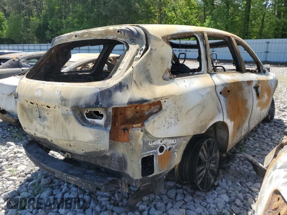 2018 Infiniti QX60 with VIN 5N1DL0MN6JC504420, listed as a Copart auction lot 53472035 with 0 mi miles and Salvage Title. Bid and sale history available at carsss.com. Image 3.