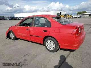 2005 Honda Civic Sdn VP with VIN 1HGES16335L027501, listed as a Copart auction lot 51540145 with 197,742 mi miles and Salvage Title. Bid and sale history available at carsss.com. Image 2.