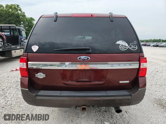 2015 Ford Expedition Max XLT with VIN 1FMJK1JT6FEF33622, listed as a Copart auction lot 59765295 with 160,625 mi miles and Salvage title. Bid and sale history available at DreamBid. Image 6.