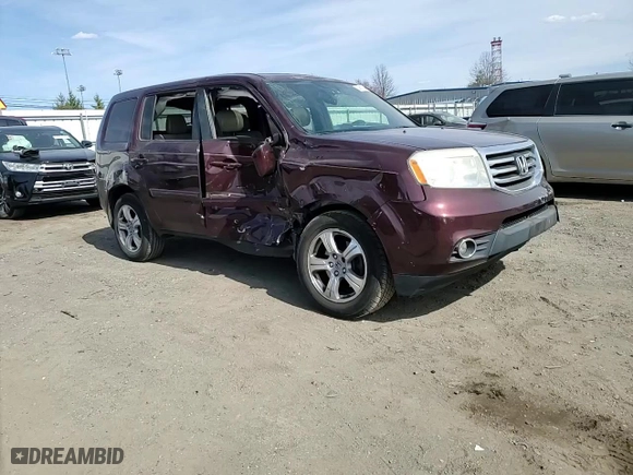 2013 Honda Pilot EX-L with VIN 5FNYF4H7XDB019737, listed as a Copart auction lot 50461335 with 154,181 mi miles and Salvage Title. Bid and sale history available at carsss.com. Image 12.