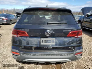 2022 Volkswagen Taos SE with VIN 3VVLX7B23NM090573, listed as a Copart auction lot 43886073 with 930 mi miles. Bid and sale history available at carsss.com. Image 6.