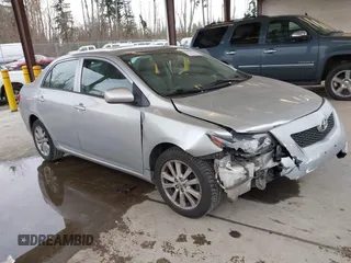 2009 Toyota Corolla with VIN JTDBL40E299069381, listed as a IAAI auction lot 41838258 with 197,992 mi miles. Bid and sale history available at carsss.com. Image 1.