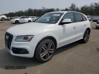 2016 Audi SQ5 Premium Plus with VIN WA1CCAFP1GA011621, listed as a Copart auction lot 60079875 with 94,871 mi miles and Salvage title. Bid and sale history available at DreamBid. Image 1.