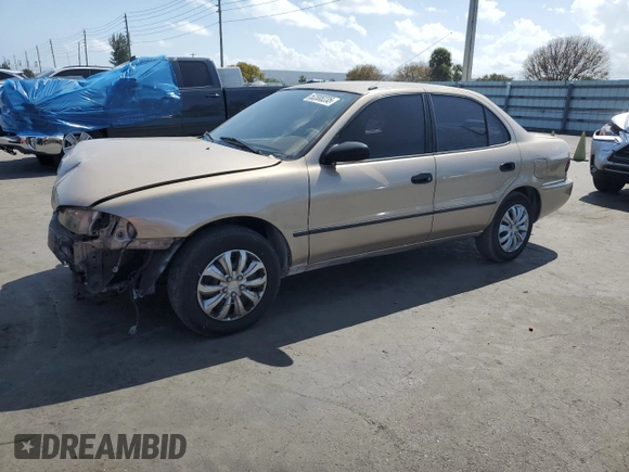 1997 Geo Prizm LSi z VIN 1Y1SK5263VZ408119, wystawiony jako Copart lot #52308235 z przebiegiem 344 971 mil mil oraz Szkody całkowita. Historia ofert i sprzedaży dostępna na DreamBid. Obrazek 1.