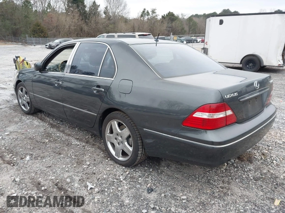 2005 Lexus LS 430 z VIN JTHBN36F055017333, wystawiony jako IAAI lot #41625065 z przebiegiem 198 619 mil mil oraz . Historia ofert i sprzedaży dostępna na DreamBid. Obrazek 3.
