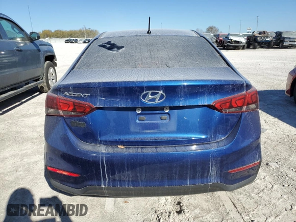 2019 Hyundai Accent SE with VIN 3KPC24A34KE053947, listed as a Copart auction lot 75590504 with 150,686 mi miles and Salvage Title. Bid and sale history available at carsss.com. Image 6.