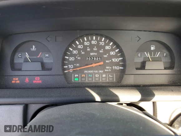 1993 Toyota T100 DX with VIN JT4VD10A9P0013784, listed as a Copart auction lot 76407064 with 307,925 mi miles and Clean Title. Bid and sale history available at DreamBid. Image 9.