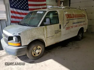 2011 Chevrolet Express Cargo z VIN 1GCZGTCG9B1186826, wystawiony jako Copart lot #82085794 z przebiegiem 202 697 mil mil oraz Nie do naprawy • Non repairable. Historia ofert i sprzedaży dostępna na DreamBid. Obrazek 1.