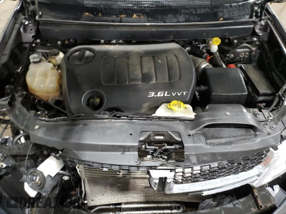 2015 Dodge Journey SXT with VIN 3C4PDDBG6FT600909, listed as a Copart auction lot 46151545 with 121,827 mi miles and Salvage Title. Bid and sale history available at DreamBid. Image 13.
