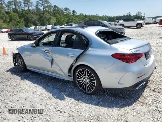 2023 Mercedes-Benz C 300 with VIN W1KAF4GB6PR095886, listed as a Copart auction lot 52868915 with 14,168 mi miles and Salvage Title. Bid and sale history available at carsss.com. Image 2.