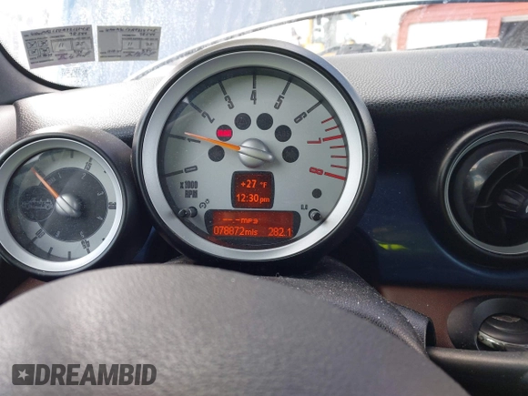 2010 MINI Convertible with VIN WMWMR3C50ATZ18845, listed as a IAAI auction lot 41394025 with 78,872 mi miles and . Bid and sale history available at DreamBid. Image 7.