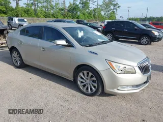2014 Buick LaCrosse Leather with VIN 1G4GB5G38EF232299, listed as a IAAI auction lot 42116779 with 141,731 mi miles. Bid and sale history available at carsss.com. Image 1.