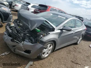 2013 Hyundai Elantra GLS PZEV with VIN 5NPDH4AE3DH443733, listed as a Copart auction lot 50496005 with 135,114 mi miles and Salvage Title. Bid and sale history available at carsss.com. Image 1.