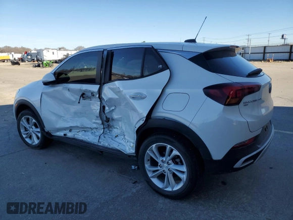 2021 Buick Encore GX Preferred z VIN KL4MMCSL1MB177143, wystawiony jako Copart lot #50397295 z przebiegiem 27 186 mil mil oraz Szkoda całkowita • Salvage title. Historia ofert i sprzedaży dostępna na DreamBid. Obrazek 2.