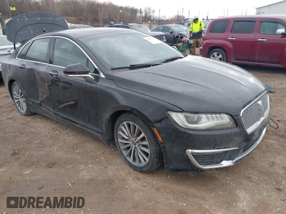2017 Lincoln MKZ Hybrid Premiere with VIN 3LN6L5KU8HR601114, listed as a IAAI auction lot 41503506 with 86,629 mi miles. Bid and sale history available at carsss.com. Image 1.