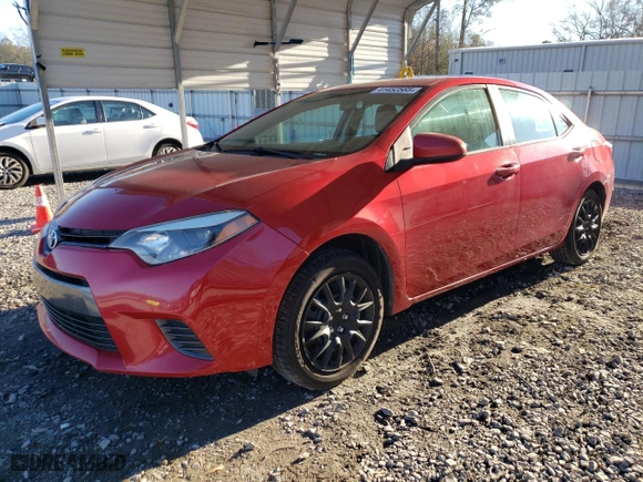 2016 Toyota Corolla L with VIN 2T1BURHE2GC650112, listed as a Copart auction lot 41452585 with 173,159 mi miles and Salvage Title. Bid and sale history available at carsss.com. Image 1.