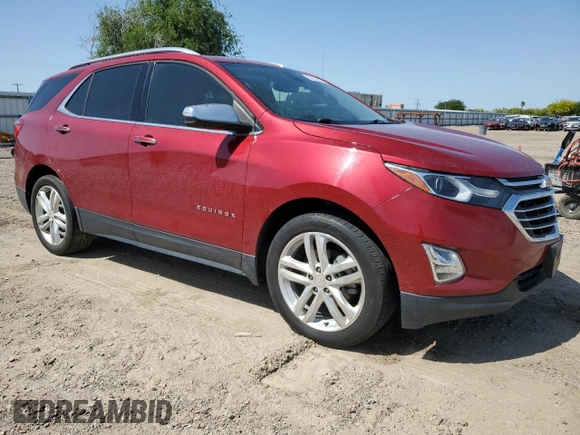 2019 Chevrolet Equinox Premier z VIN 3GNAXPEX2KS675396, wystawiony jako Copart lot #52352995 z przebiegiem 53 516 mil mil oraz Szkoda całkowita • Salvage title. Historia ofert i sprzedaży dostępna na DreamBid. Obrazek 4.
