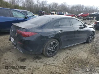 2024 Mercedes-Benz CLA 250 with VIN W1K5J4HB5RN454962, listed as a Copart auction lot 42414615 with 13,443 mi miles and Salvage title. Bid and sale history available at DreamBid. Image 3.