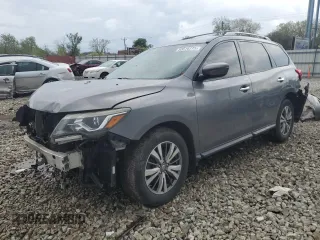 2018 Nissan Pathfinder SL with VIN 5N1DR2MN6JC657373, listed as a Copart auction lot 55516775 with 63,773 mi miles and Salvage title. Bid and sale history available at DreamBid. Image 1.