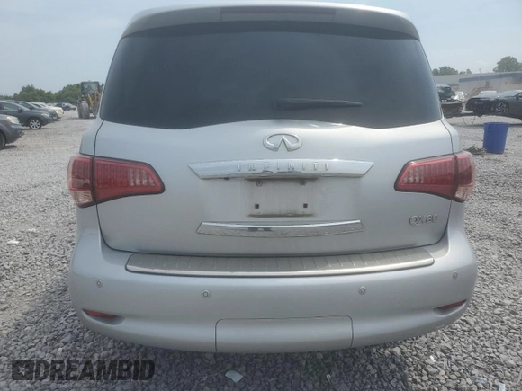 2014 Infiniti QX80 with VIN JN8AZ2NF7E9553738, listed as a Copart auction lot 62172325 with 187,697 mi miles and Salvage title. Bid and sale history available at DreamBid. Image 6.