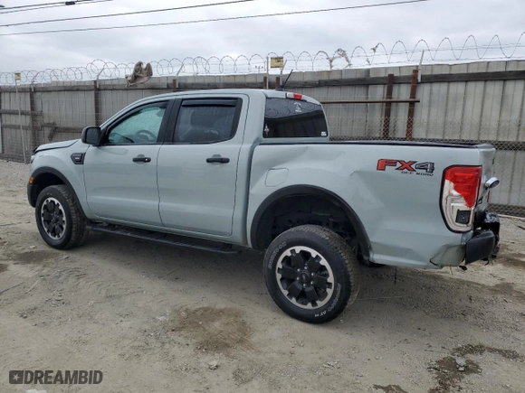 2021 Ford Ranger XL with VIN 1FTER4FHXMLE04332, listed as a Copart auction lot 54368415 with 42,913 mi miles and Salvage Title. Bid and sale history available at carsss.com. Image 2.