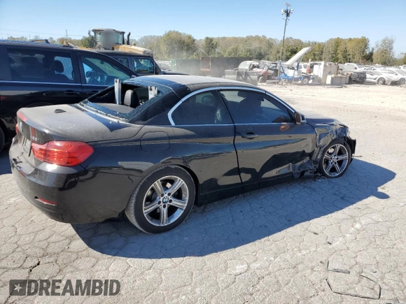 2014 BMW 4 Series 428i with VIN WBA3V7C54EJ872629, listed as a Copart auction lot 76668064 with 104,244 mi miles and Salvage title. Bid and sale history available at DreamBid. Image 3.