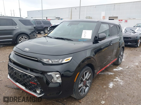 2021 Kia Soul GT-Line with VIN KNDJ63AU4M7138014, listed as a IAAI auction lot 41271237 with 43,124 mi miles and . Bid and sale history available at DreamBid. Image 6.