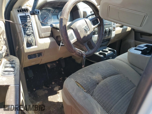 2010 Dodge 2500 SLT with VIN 3D7UT2HL0AG135761, listed as a Copart auction lot 51758585 with 316,423 mi miles and Salvage title. Bid and sale history available at DreamBid. Image 8.